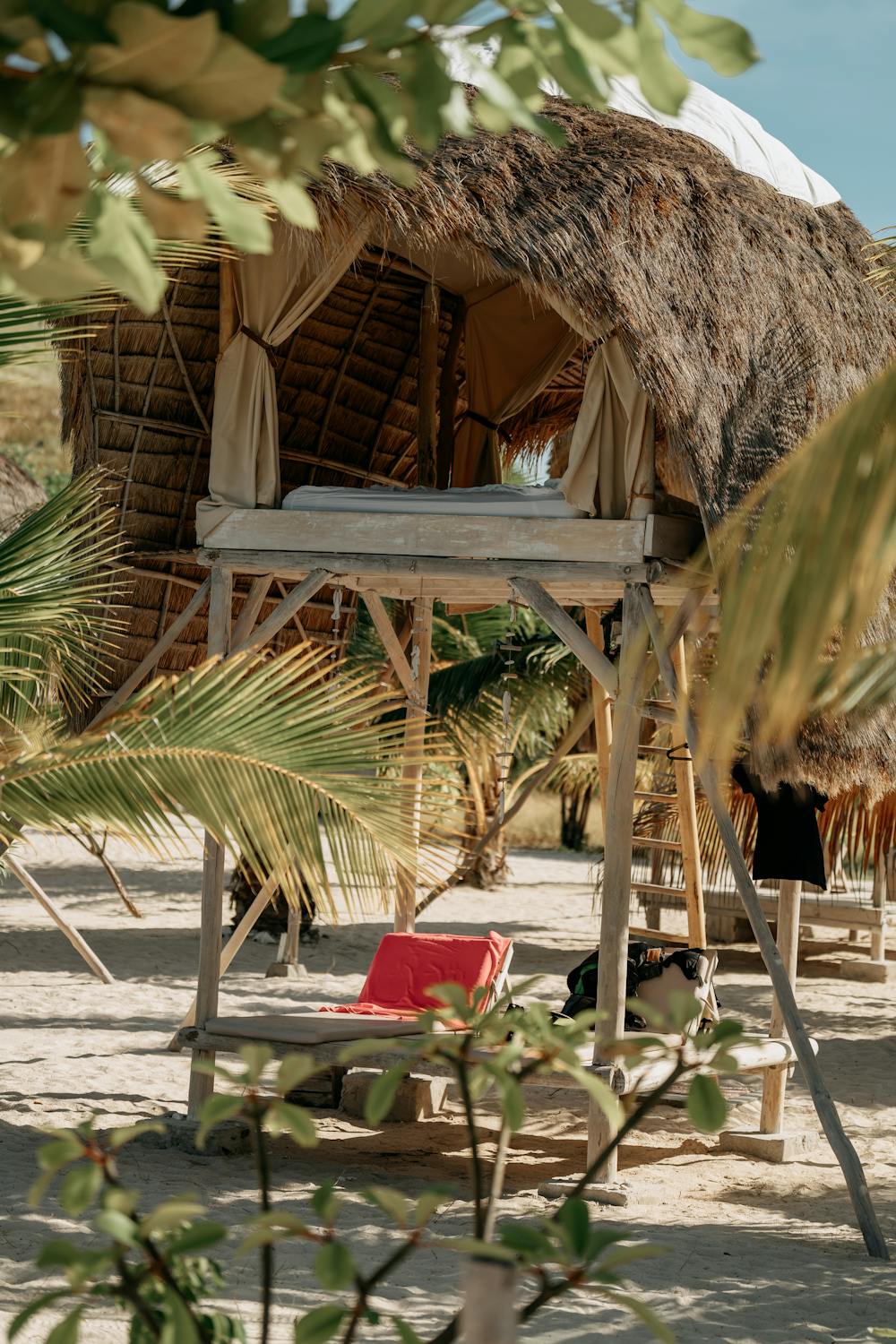 Collage of exotic travel destinations